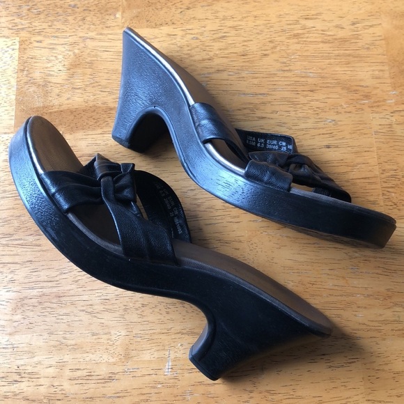 STEPS BY HUSH PUPPIES | GENUINE LEATHER | SIZE 8.5 | BLACK IN EUC - Picture 4 of 11